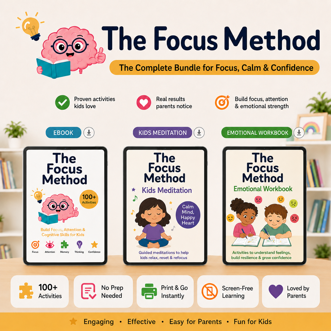 The Focus Method + Kids Meditation