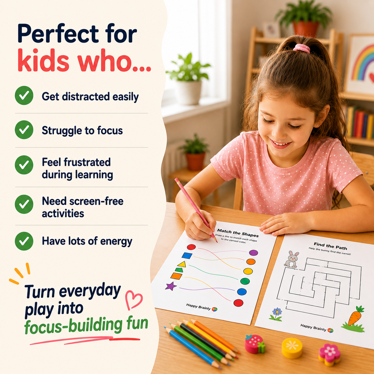 The Focus Method - Train Your Child's Focus in 10 Minutes — Screen-Free