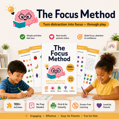 The Focus Method - Train Your Child's Focus in 10 Minutes — Screen-Free